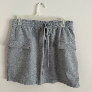 Grey Cotton Skirt